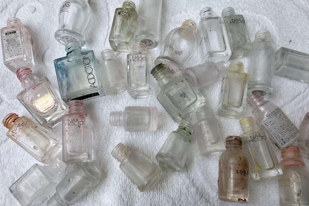 綺麗になったマニキュア瓶